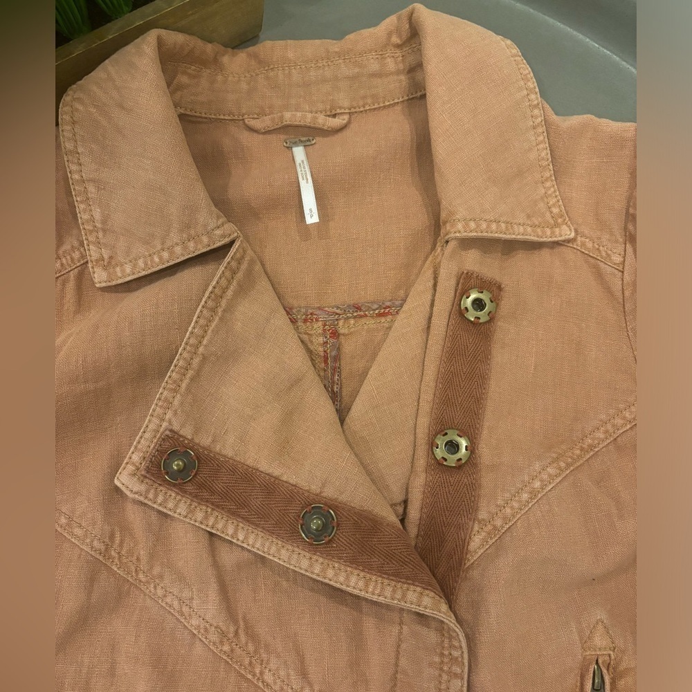 Free People Moto Asymmetrical Zipper Jacket |Small - Picture 6 of 11